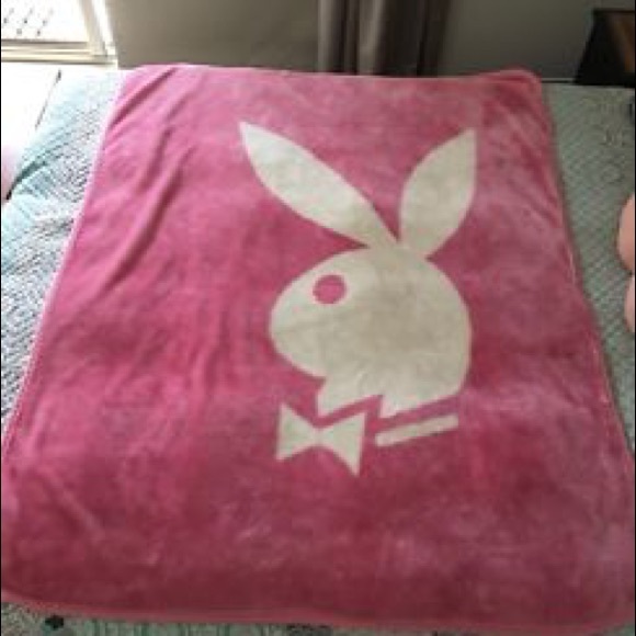 playboy bunny fleece blankets